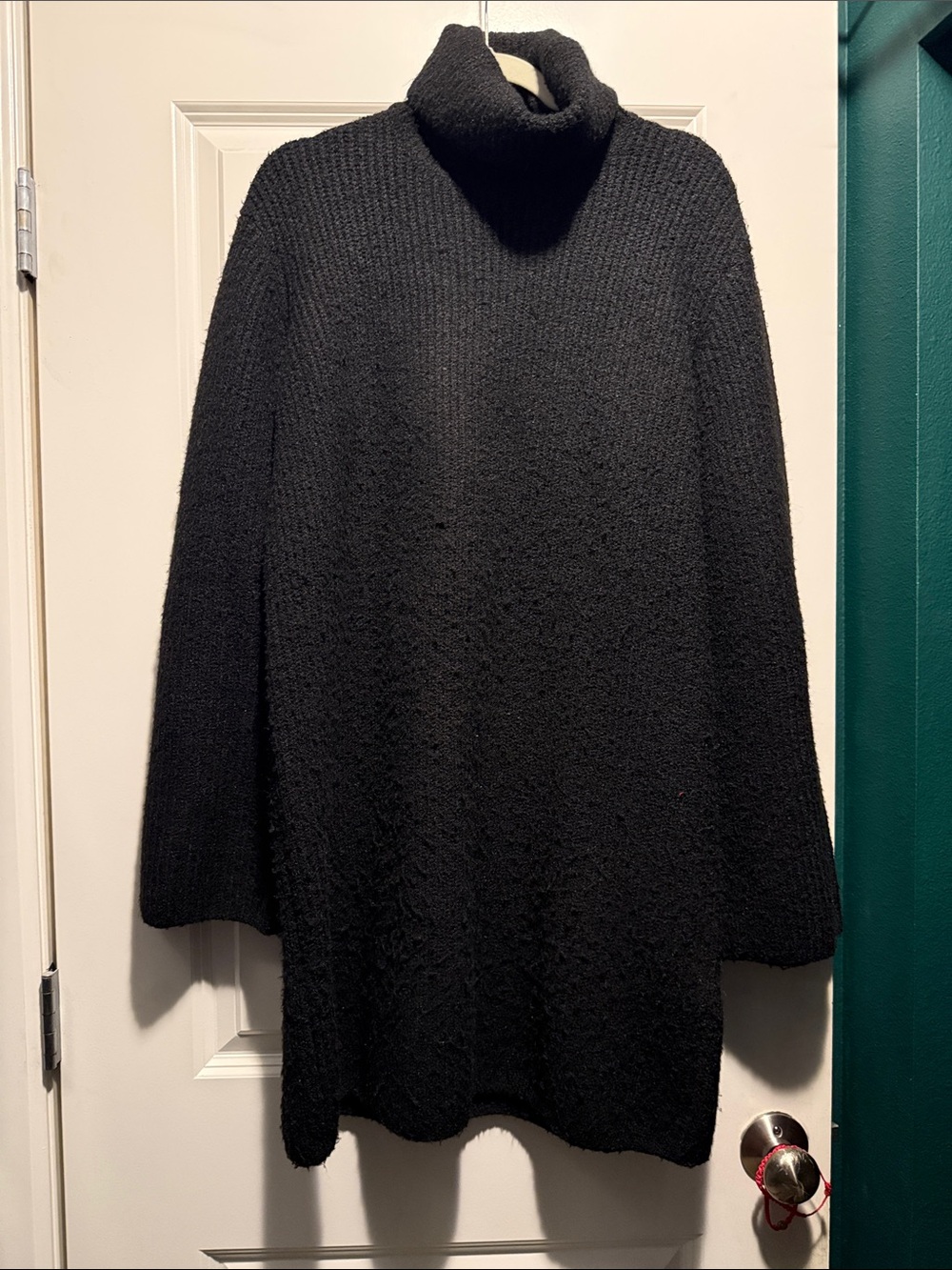 Steve Madden Black Knit Jacket with Label Detail